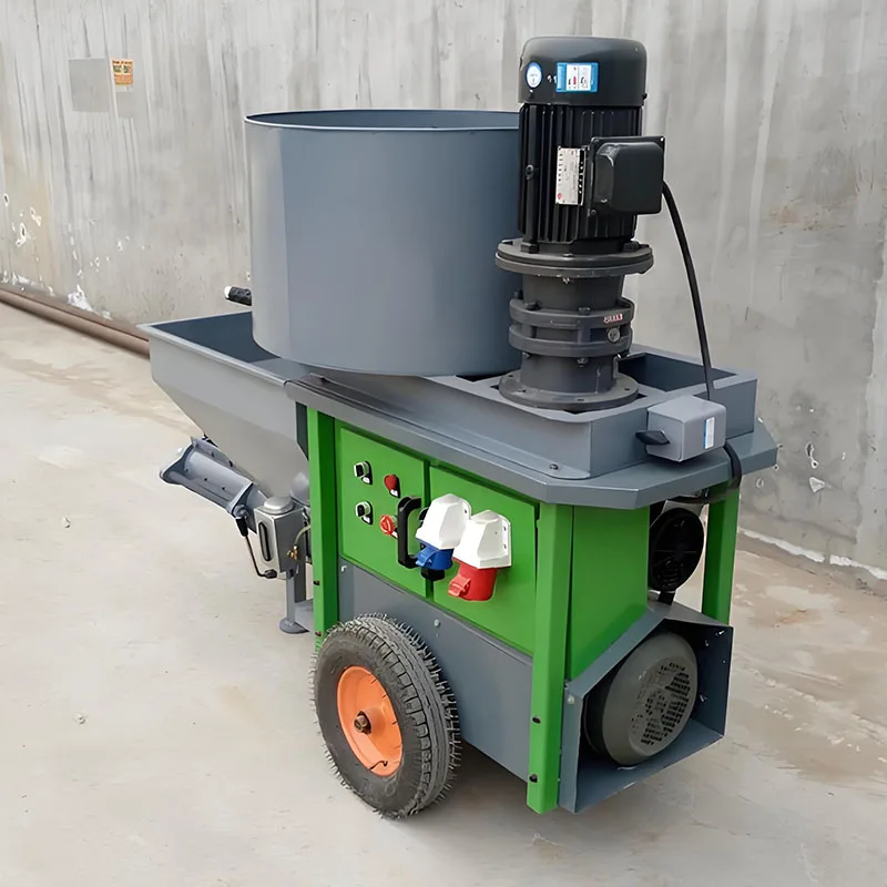 Portable Home Use 360L Mixer Wall Plaster Spraying Machine with Lowest Price