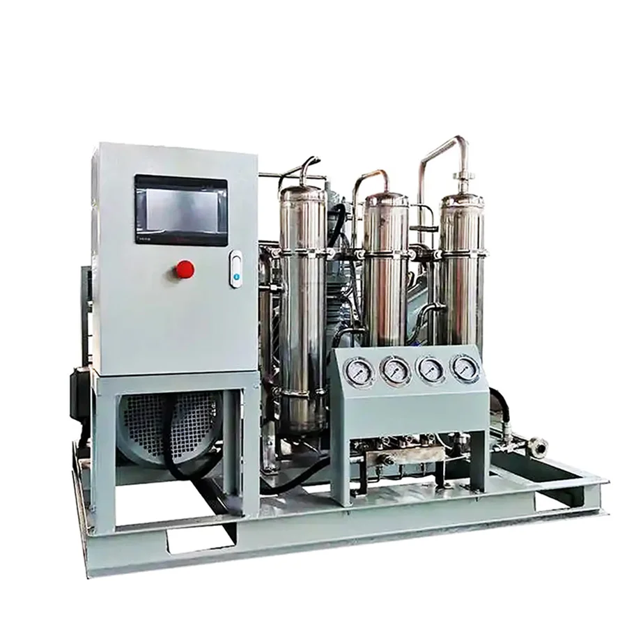 AZBEL All oil-free Oxygen gas Booster Compressor 3-500m3/h large capacity natural gas booster Compressor for filling station