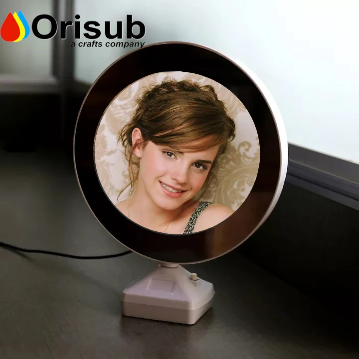 Orisub magic mirror photo frame with paper insert for heat pressing