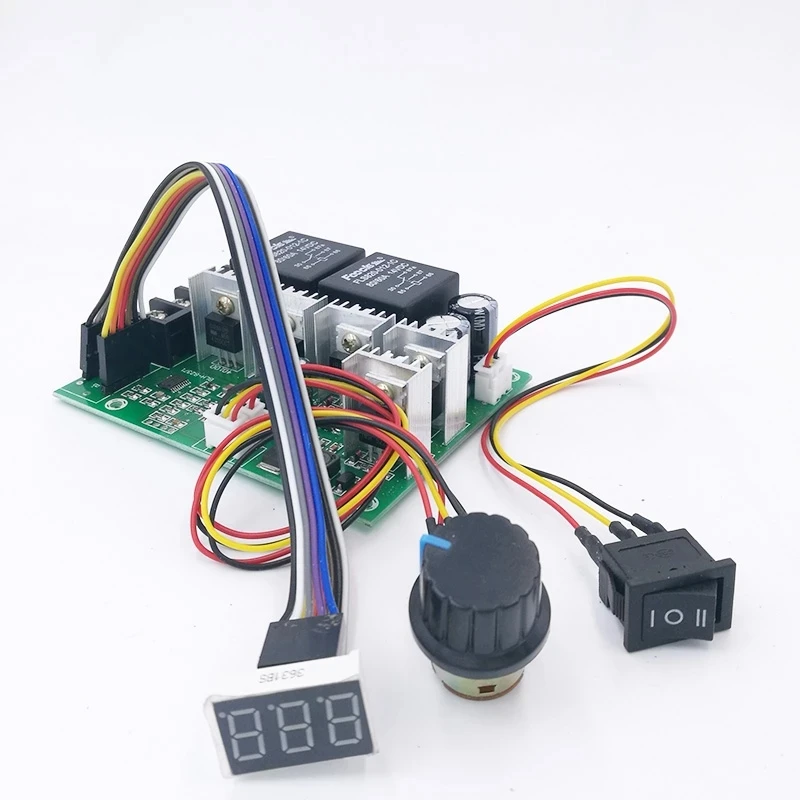 PWM speed controller DC motor Digital display 0~100% adjustable drive module Input MAX60A 12V 24V