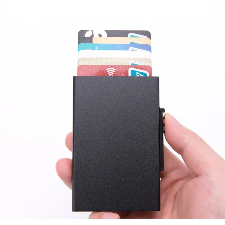 
aluminum RFID card holder, metal card holder as a great business gift 