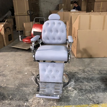 New purple manufacture Salon Equipment Gold New Style MORE DESIGN Classic Barber Chair Vintage Barber Chair