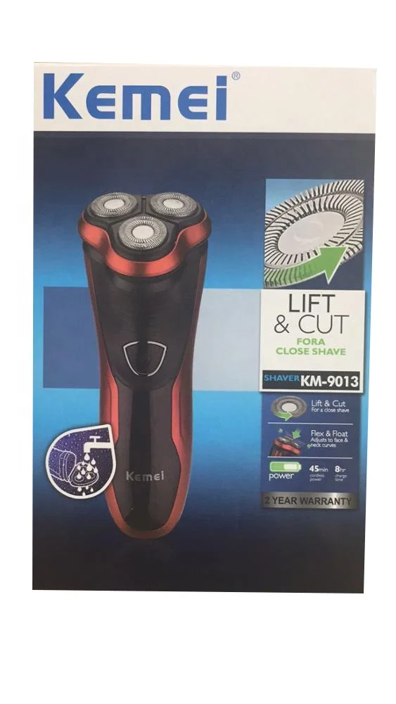 Shaver Direct Rotating Body Wash Razor Kemei Km-9013 Blade Razor Three Wholesale Portable Electric Shaver