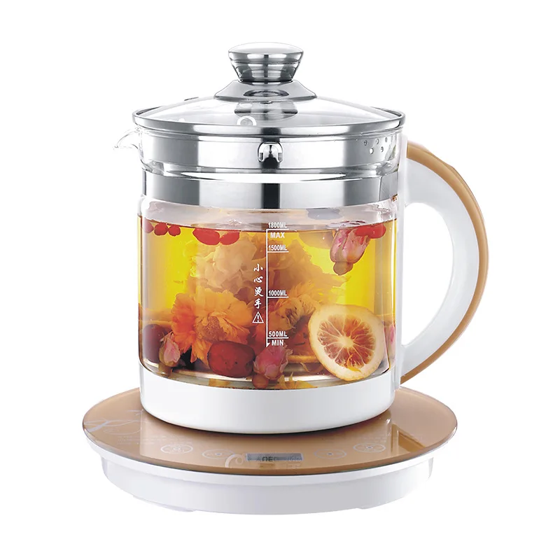 Бытовые электроприборы для сухой защиты от Кипения Электрический чайник стеклянный горшок для здоровья