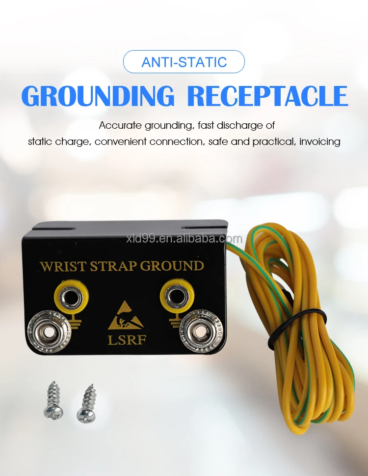 2021 New L type ESD wrist strap Antistatic Grounding Socket