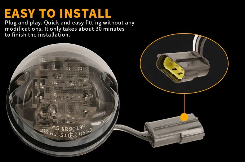 Led turn signal auto light kit For Land Rover Defender 1990-2016 Car Rear Stop Tail lights front DRL Turn light