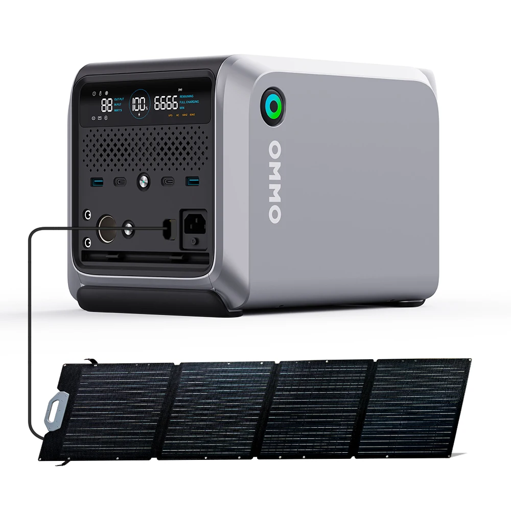 2024 New Hot Selling Outdoor High Capacity Solar Power Bank Camping 600W AC 110V 220V for Home RV Portable Solar Power Station