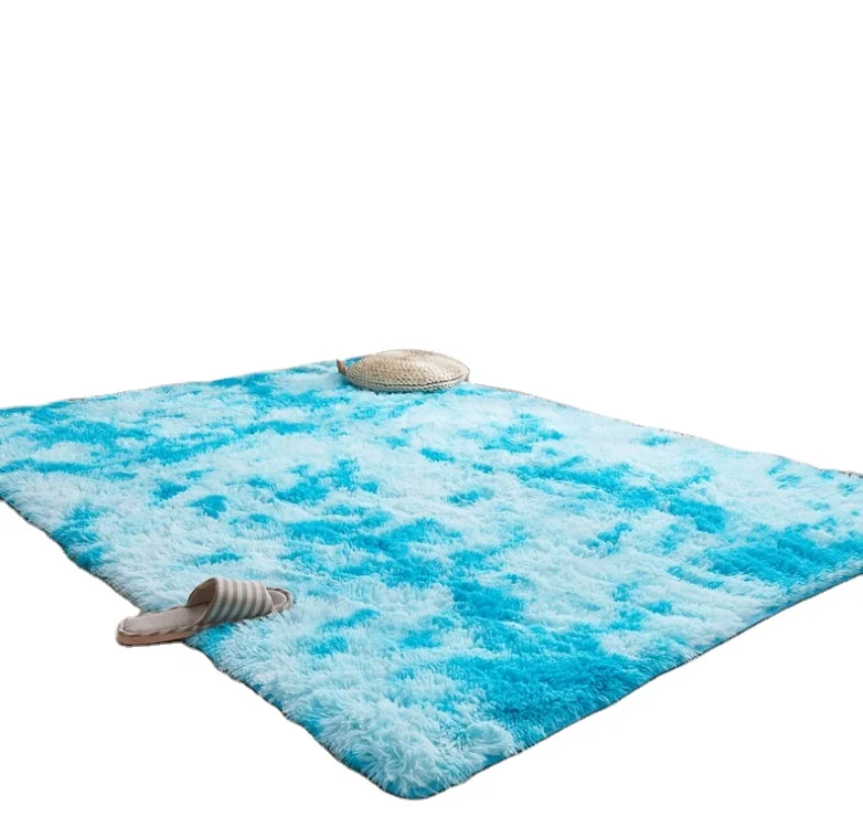 American style Eco-friendly Machine Washable Plush Area Rug Soft Fluffy Shag Area Rugs