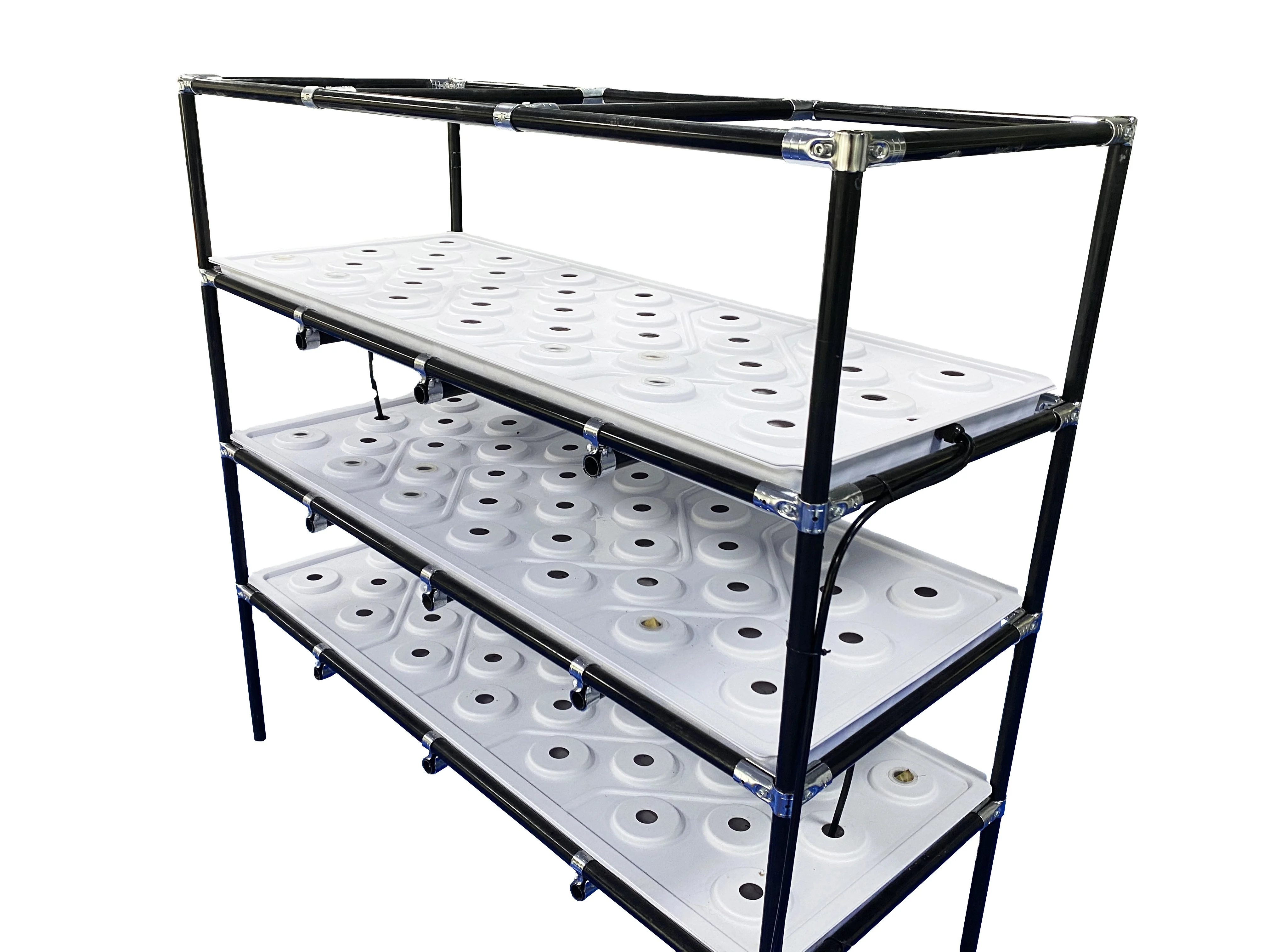  New Selling Plastic Seeding With Drain Stands Flood Table 4X4 4X8 Hydroponic Farming Microgreen Plant Growing