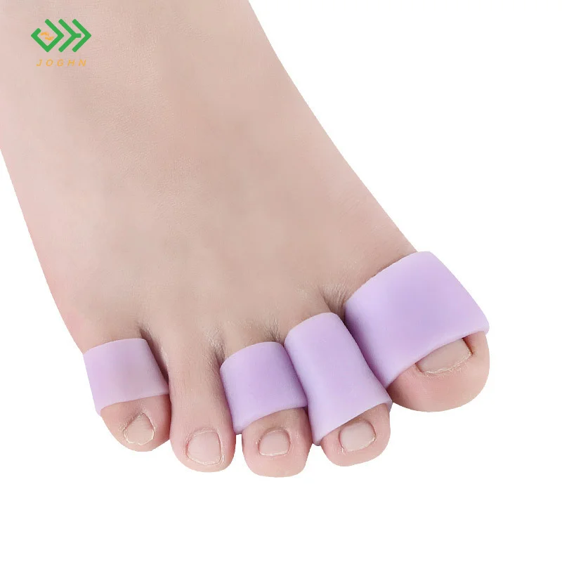 Finger Toe Protector Silicone Gel Cover Hallux valgus Corrector Preventing Blisters Corns Nail Toe Separators Sleeve