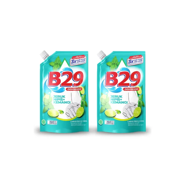 Best Quality B29 Dishwash Liquid is available in two variants, namely Lime and Basil+Lime