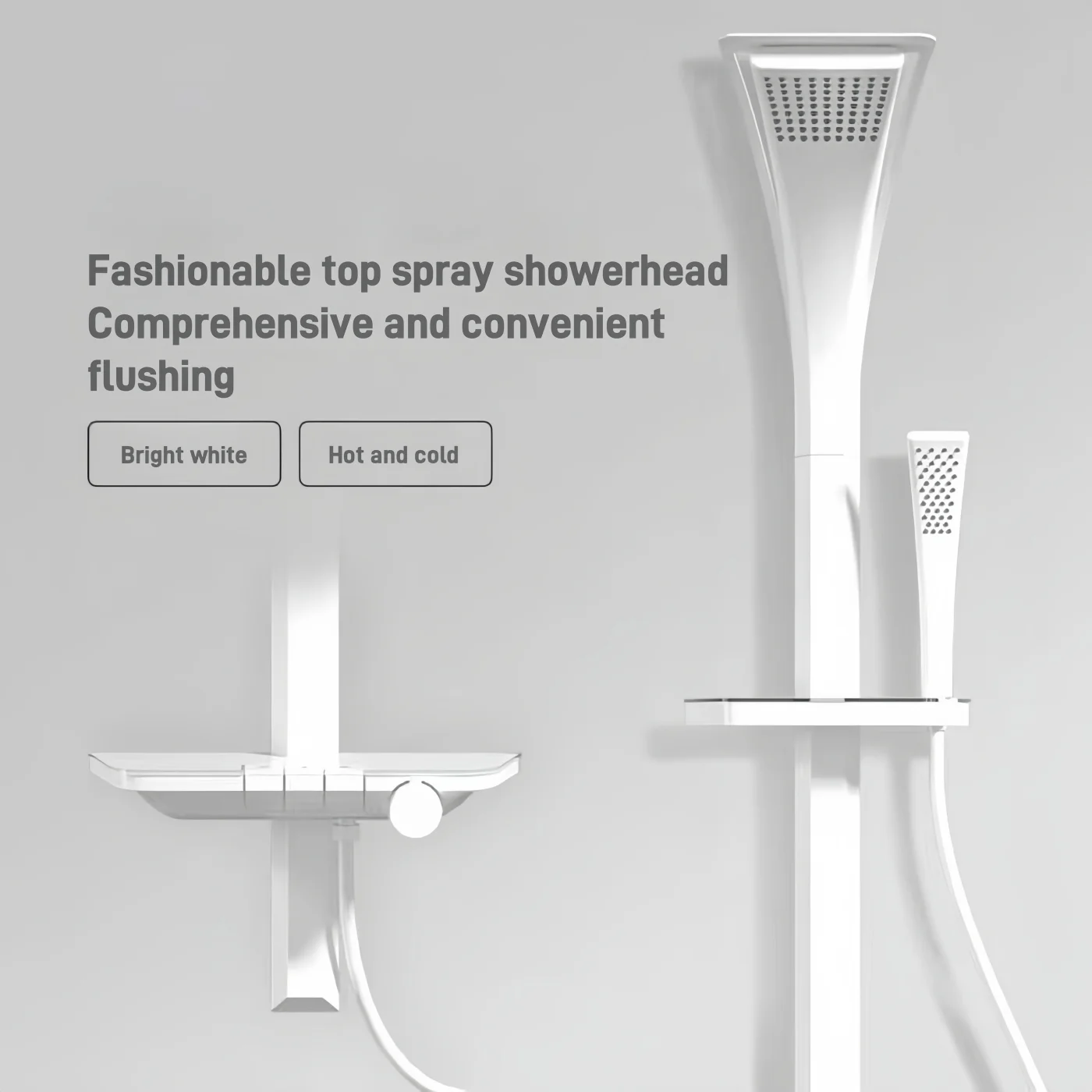 Bathroom thickening shower set home bathroom net red models copper material multi-purpose shower accessories bathroom faucet
