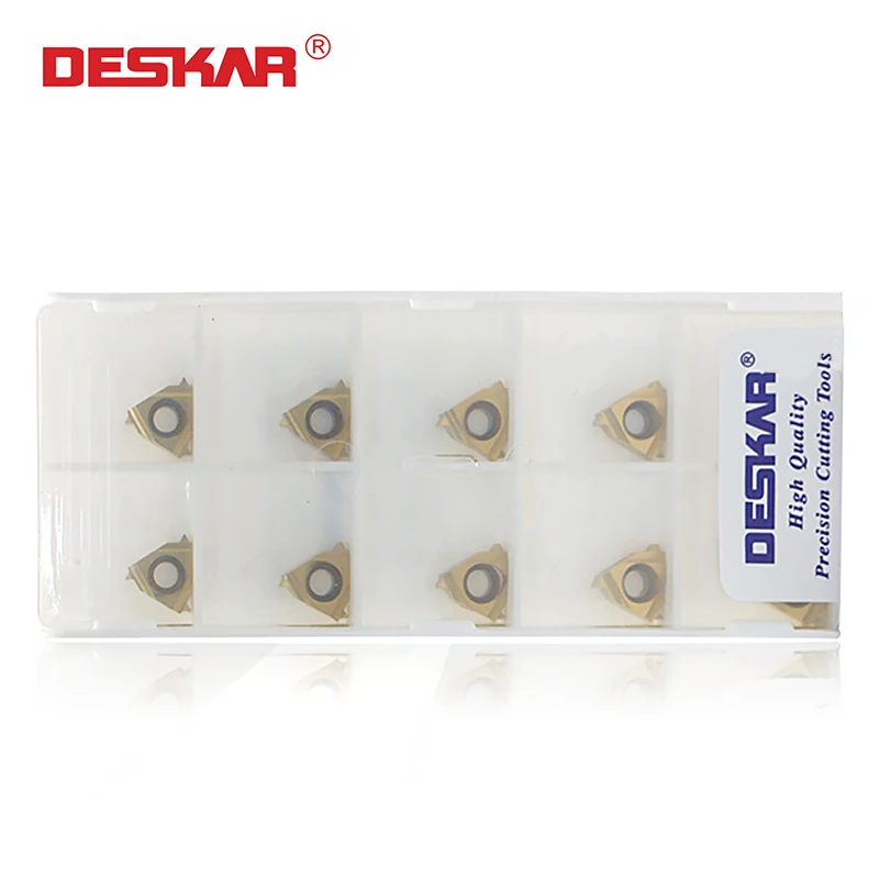 DESKAR CNC Lathe Carbide Inserts Steel special grinding thread blade 11IR 1.0 1.25 1.5 1.75 2.0ISO A55 A60 LDC