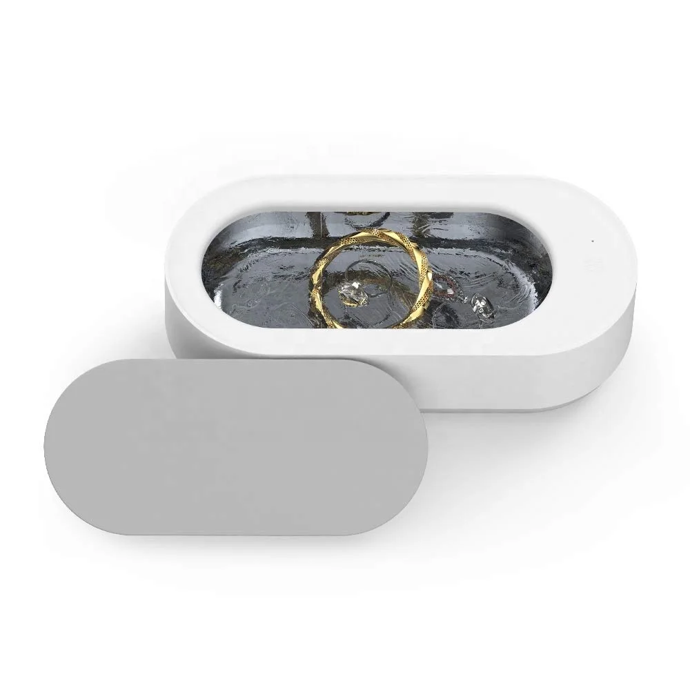 Ультразвуковой очиститель ювелирных изделий, 45 кГц, 304 Водонепроницаемая стальная установка для очистки ювелирных изделий, колец, очков, алмазных часов