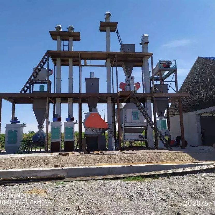 Automatic 5-20T/H Granular Machine Feed Pellet Machine 1000 Kg/H  Sheep Cow Poultry Animal Farm Feed pellet Production Line