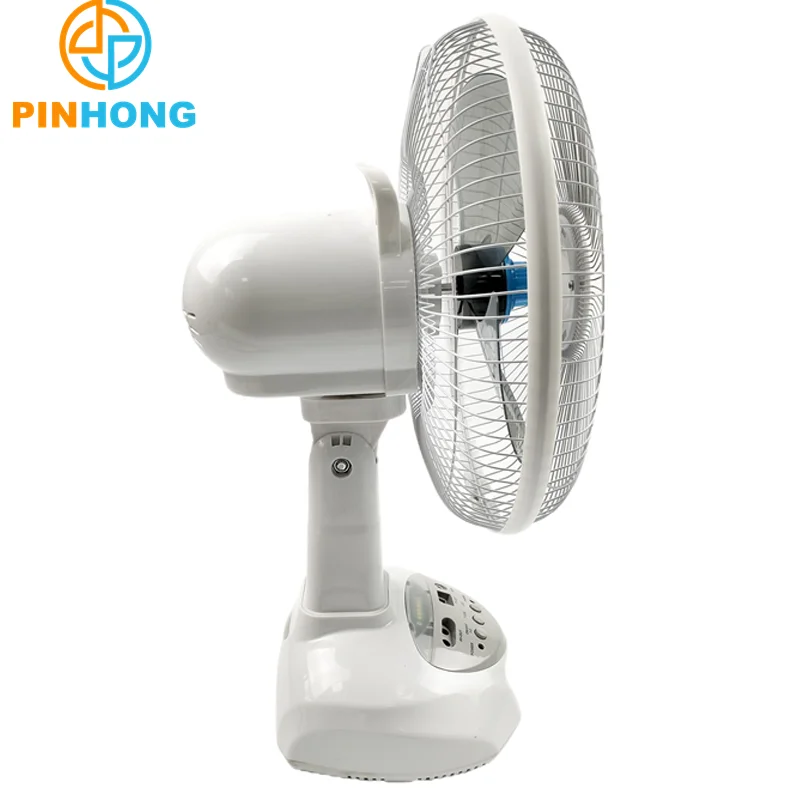 New Design Hot sale USB 16 Inch  With Led Light Desk Top Reachable Ac Dc Table Fan