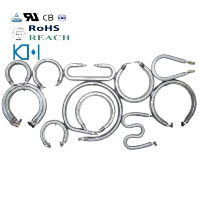 home heating plate for rice cooker round thick film heat element 220V 200W electric u shape tubular heater heating element tube