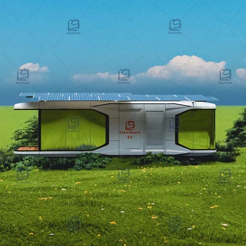 Guose Steel Design Modular China Portable Flat Pack Price Prefabricated Homes Luxury Living Capsule House