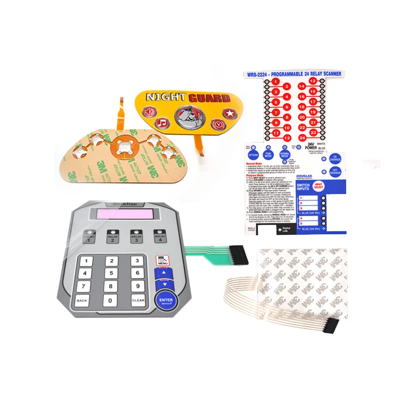 Custom Waterproof Membrane Switch customized smart switch keypad membrane switch keyboard