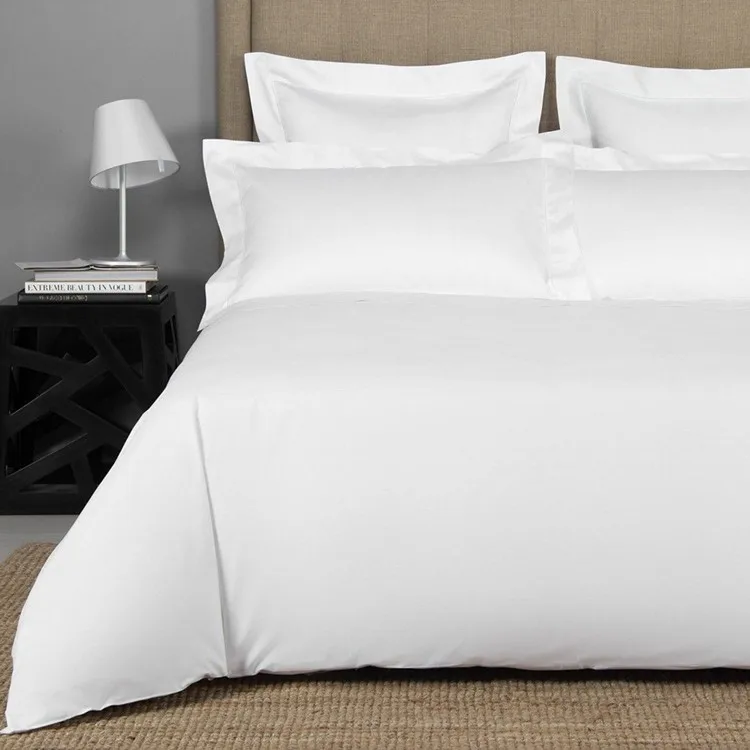 Guangzhou manufacturer professional custom good quality 100 cotton four seasons hotel bed linen bedding sets