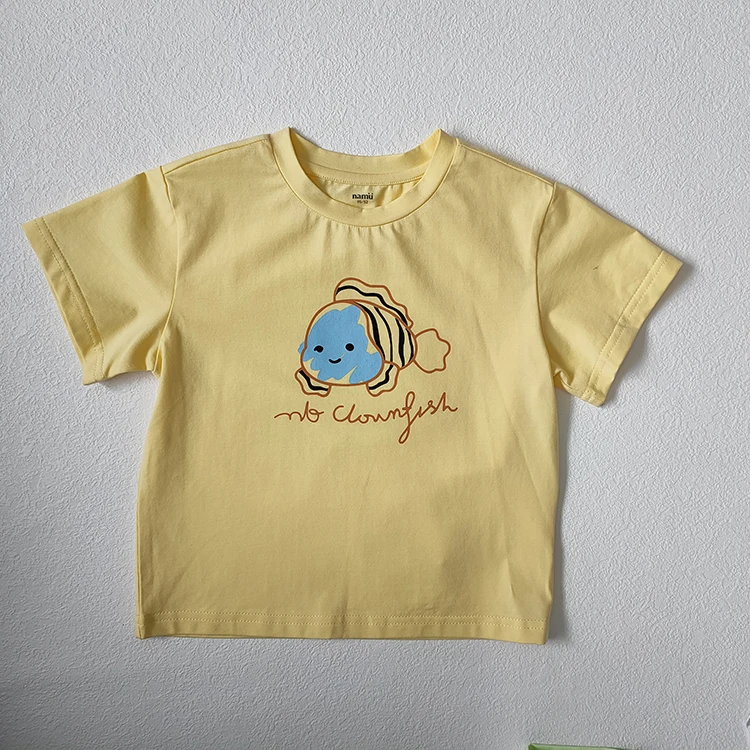 Custom Logo Short Sleeve Boys Girls Tshirts 8Years 2024 Wholesale O-neck Tshirts For Kids Boy 5-6Years Girls Tee Shirt