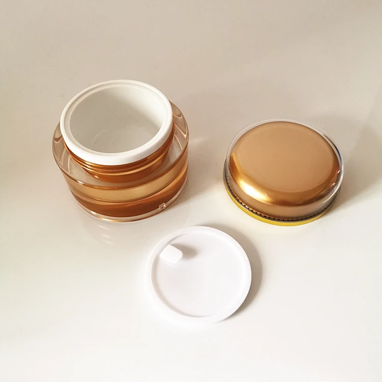 100g/ml round bottles cream bottle oem cosmetic jar acrylic jar can print logo