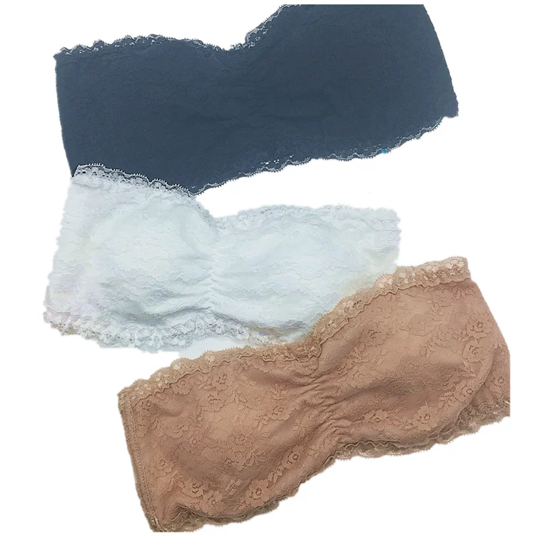 Custom tube top dresses active wear OEM print women sport tube tops bra