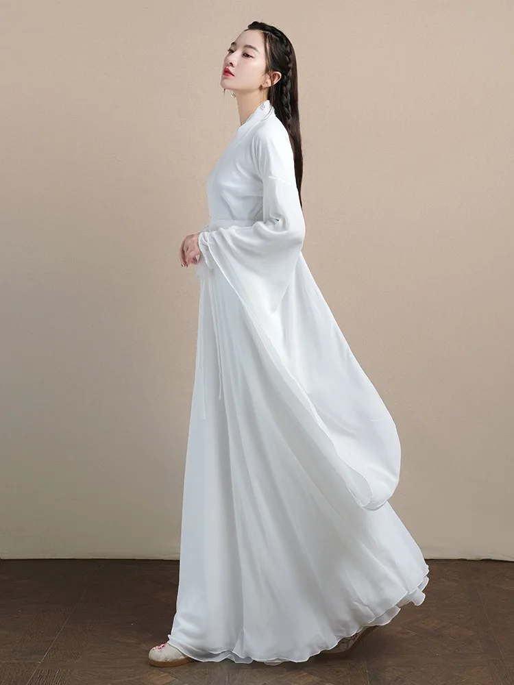 Chinese traditional costume hanfu Costume of ancient TV series Art photography Stage show Fairy clothing