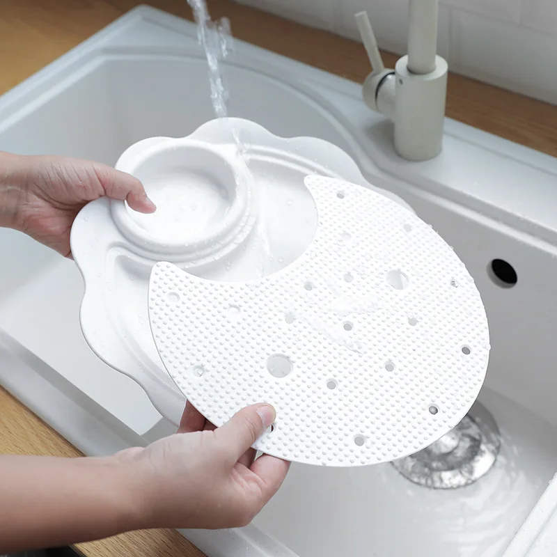 
2 in 1 Vinegar Dish Draining Double-layer Plate Dish Multi-function Fruit Draining Drain Plate Dishes & Plates 