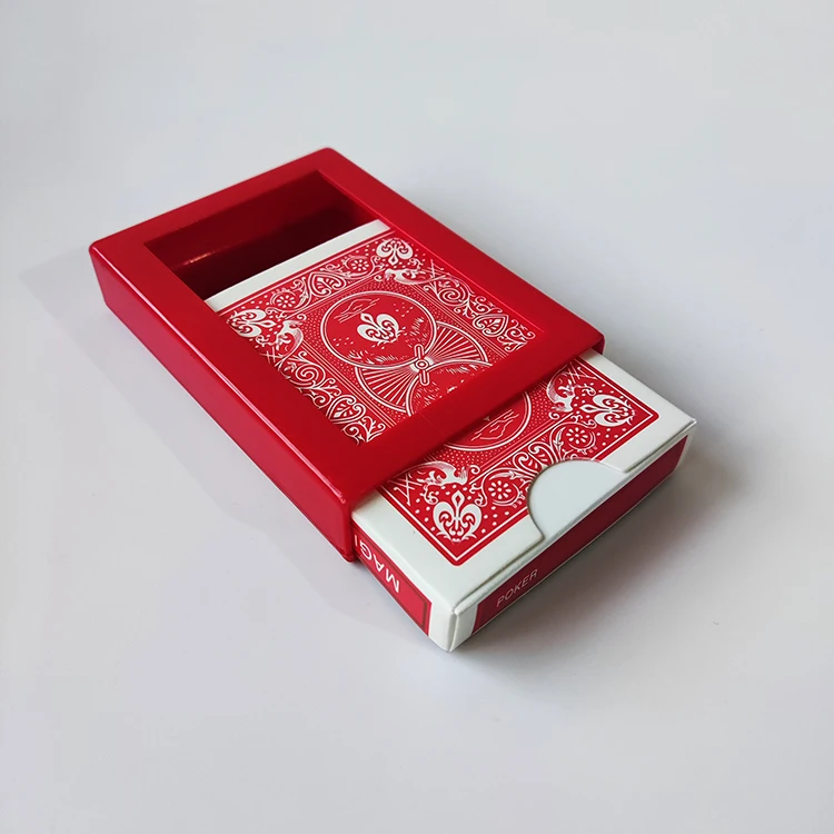 Customized Vanishing Card Deck Magic Tricks Gimmick Playing Card Disappearing Box Magic Poker Vanish Easy To Do Magic Trick Toy