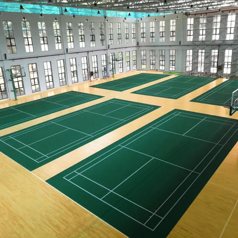 Indoor PVC Badminton Court Flooring Mat with BWF approved