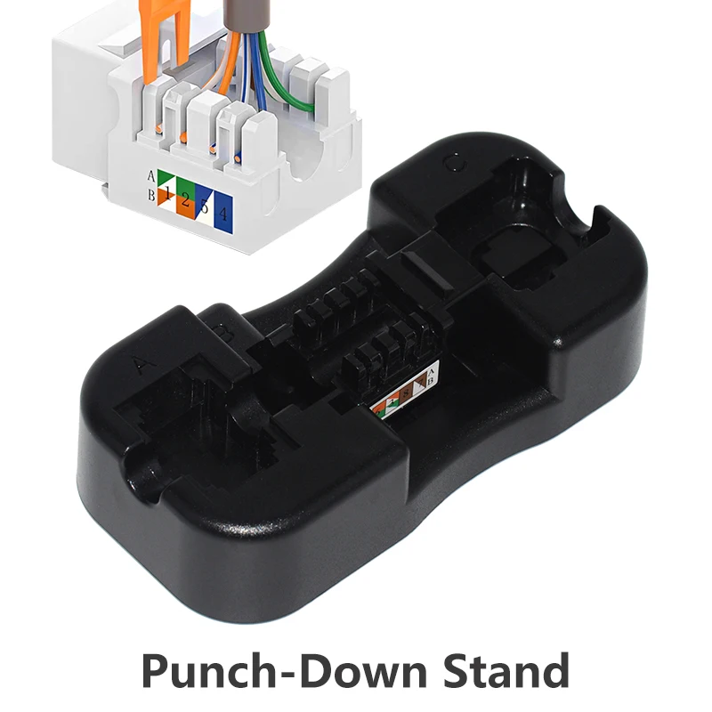 Keystone Jack Rj45 Cat6 Coupler Ethernet Wall Jack Cat6 Network Coupler with Punch Down Stand