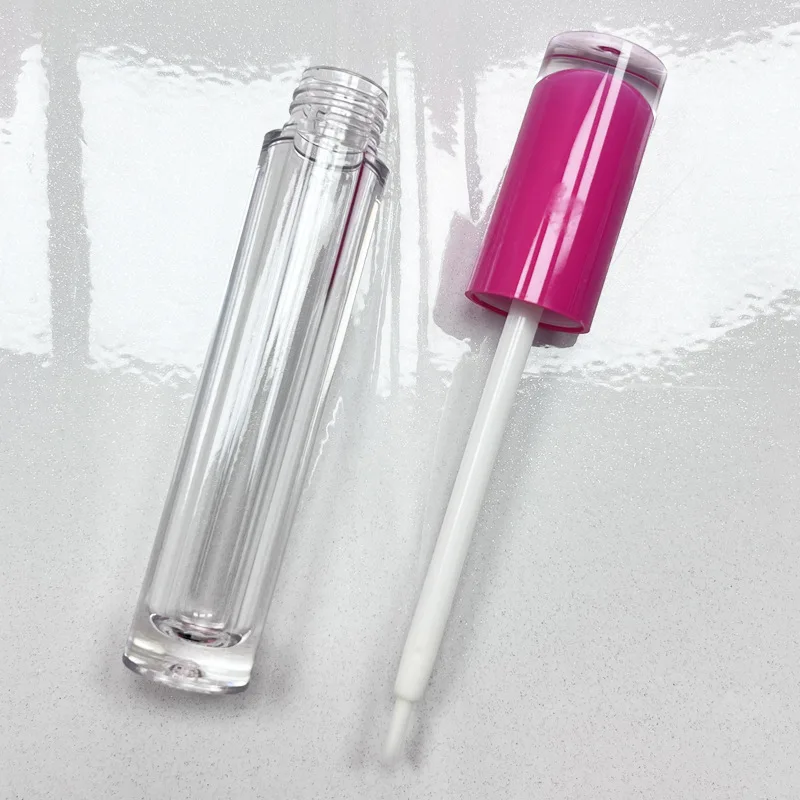 Pink empty tube 5-6ml Liquid powder blusher tube bottle highlight concealer liquid lip gloss tube package