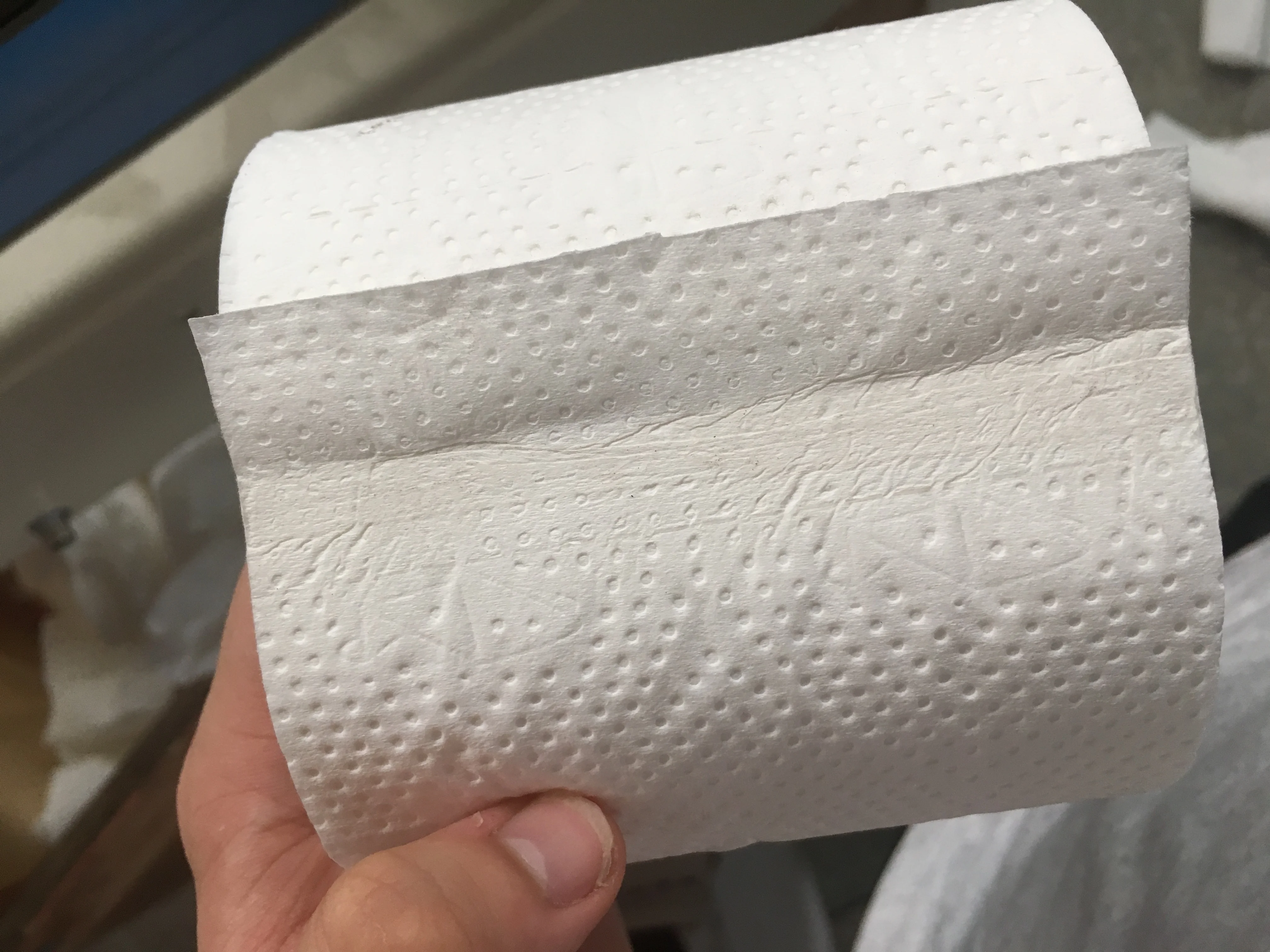 
Big toilet paper embossing machine 