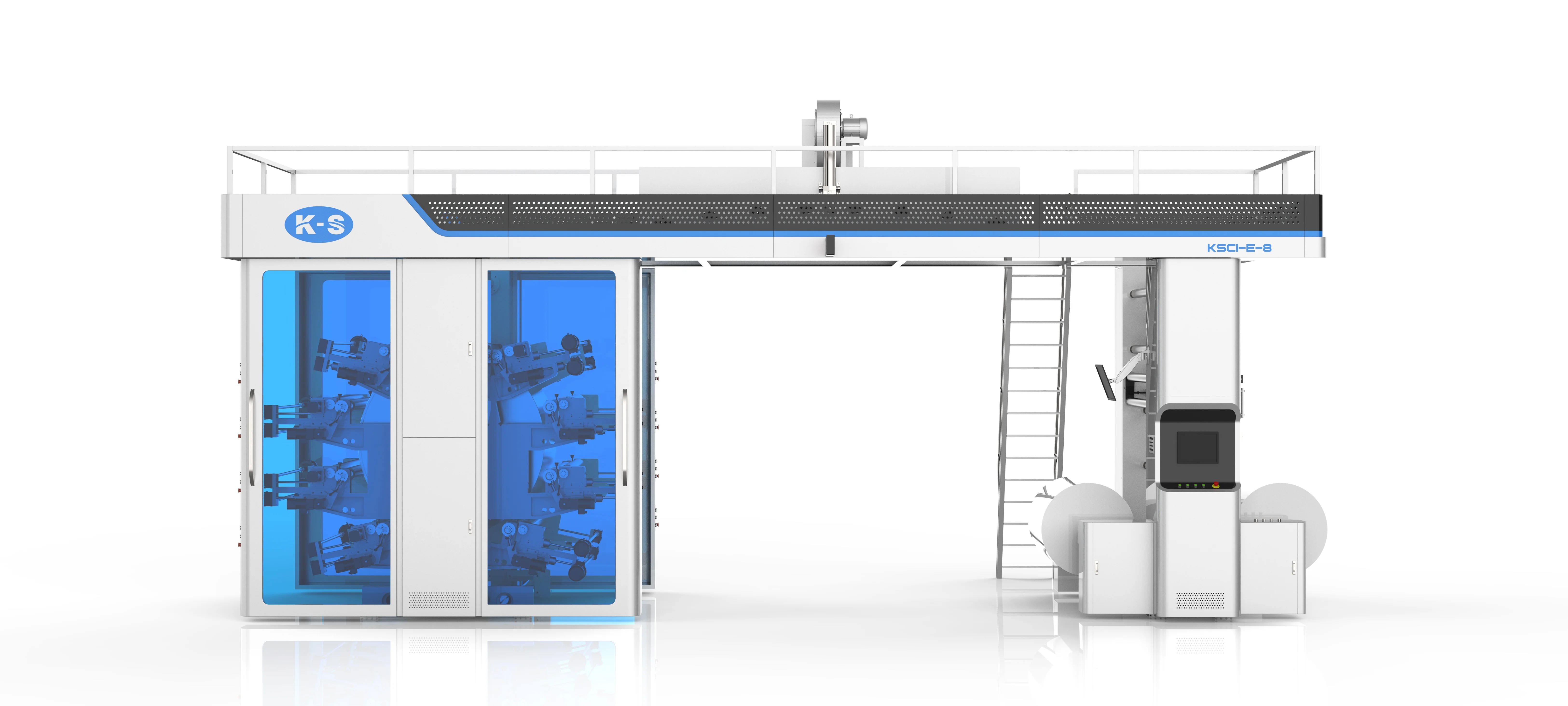 8 Color BOPP/PE/PP/Aluminum Foil Central Drum Type Flexographic/Flexo Printing Machine