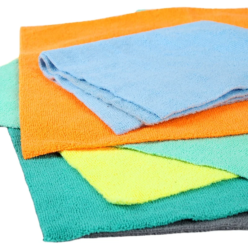 cheaper price wholesale for car cleaning towel 300-350gsm customized edgeless microfiber towel for waxing and polishing