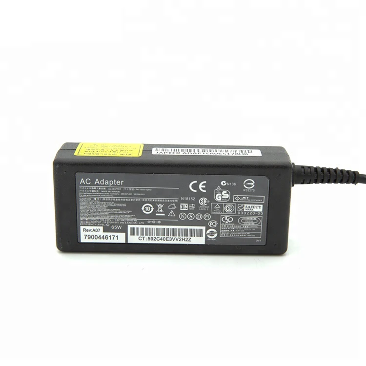 High quality Power Bank Charger 18.5v 3.5a ac/dc 65w power supply adapter for
