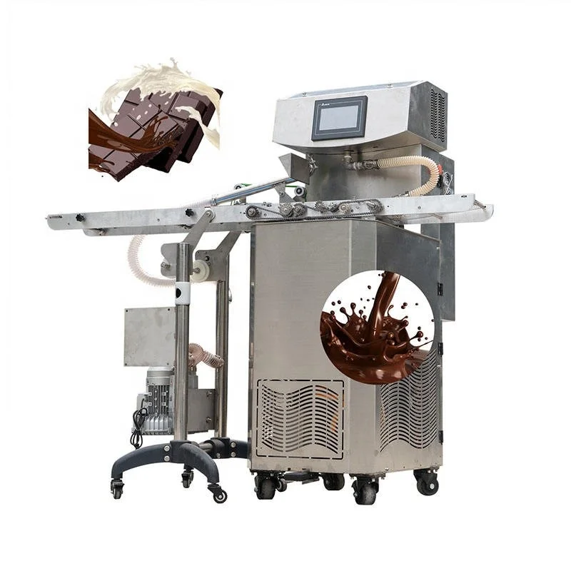 Chocolate drop chips making depositor machine /candy chocolate enrobing machine Chocolate coating machine