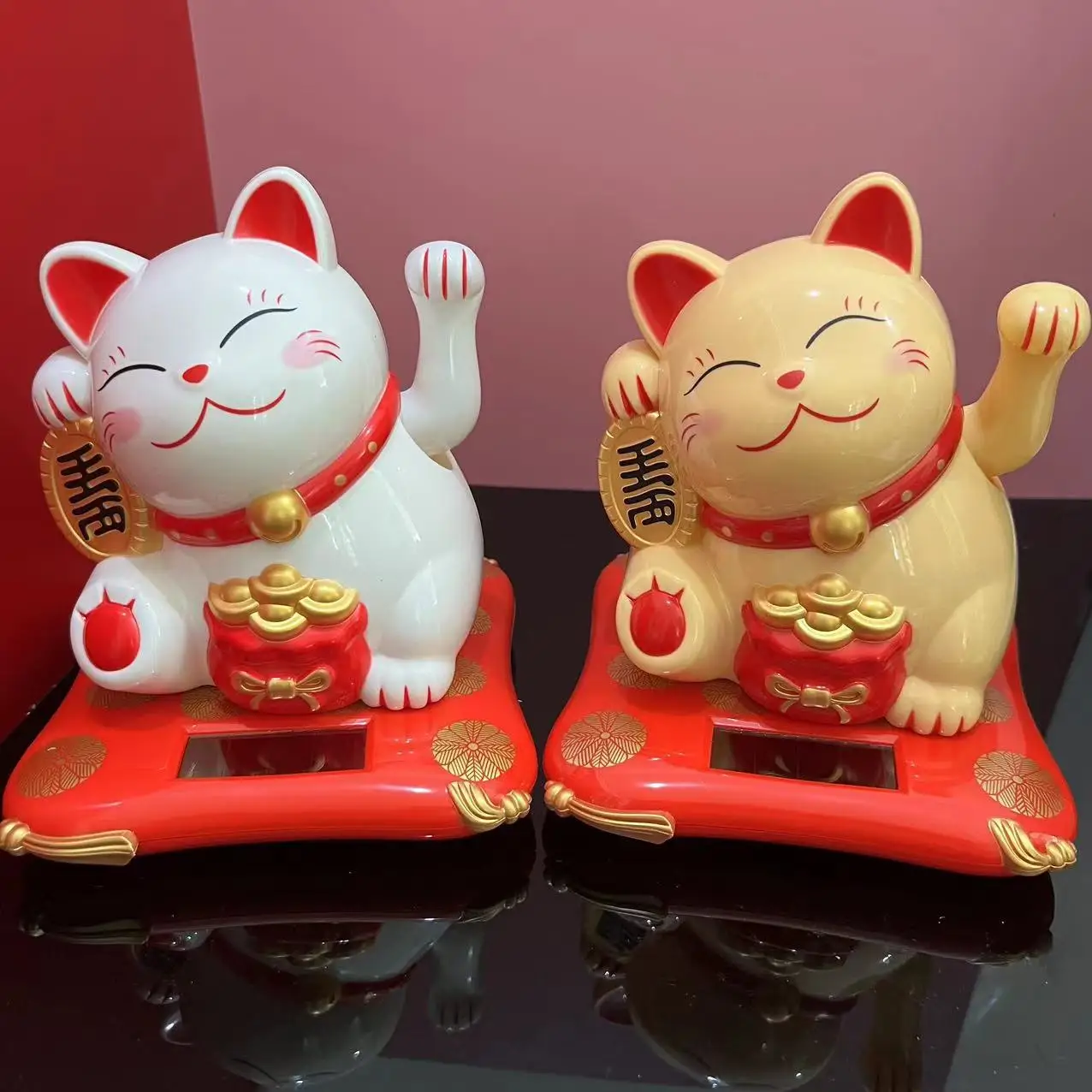 New Resin Craft Maneki Neko Figurine - Business Opening Decoration  Home Decor  Car Ornament Gift
