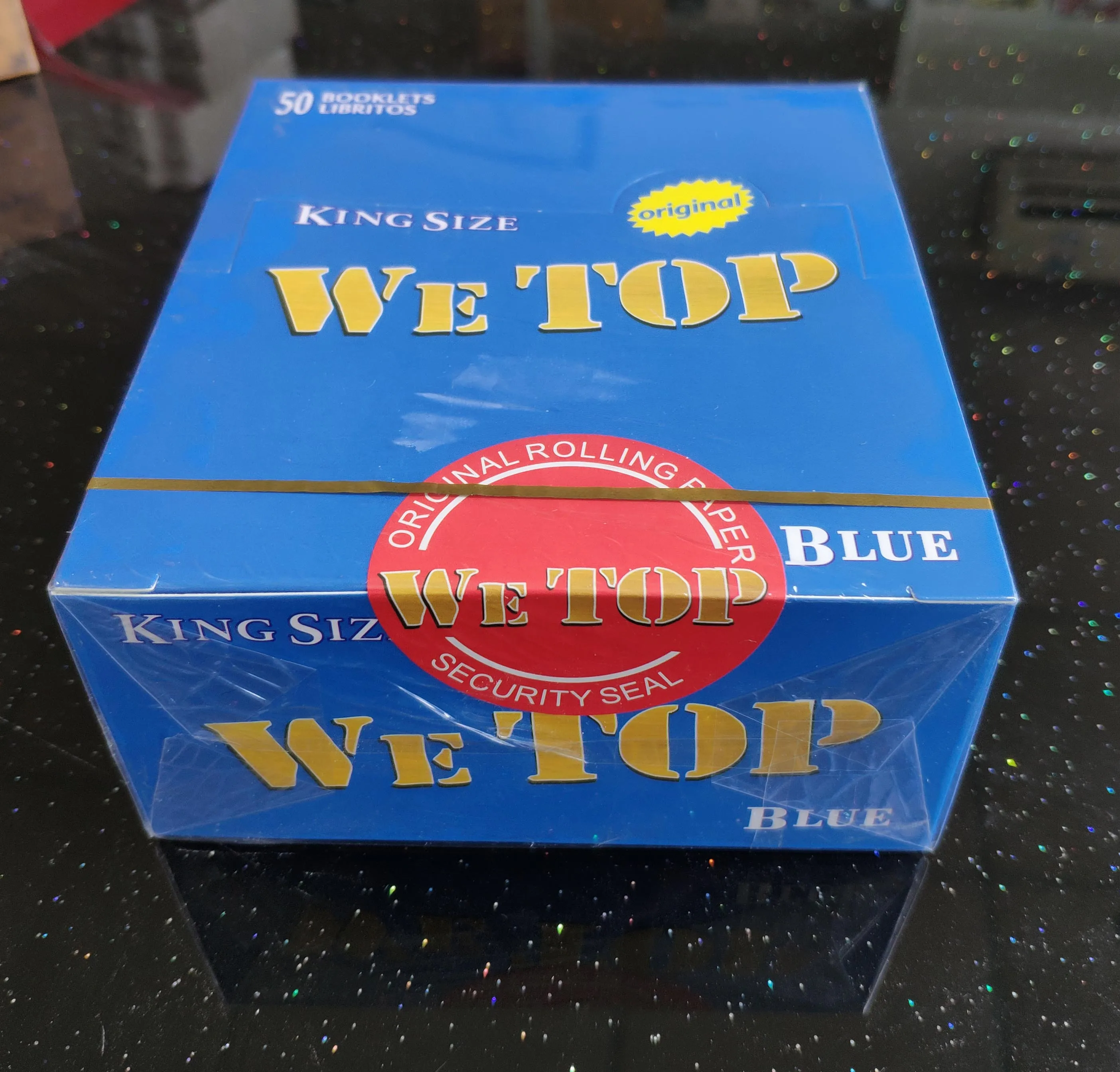 WE TOP rolling papers white rice paper king size slim 40 leaves per booklet, OEM available