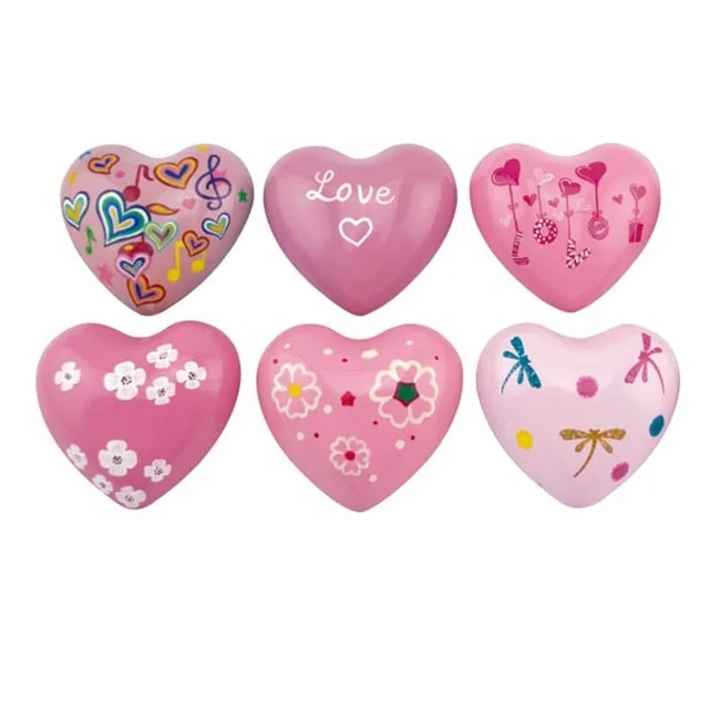 metal heart with sound handpainted customized design