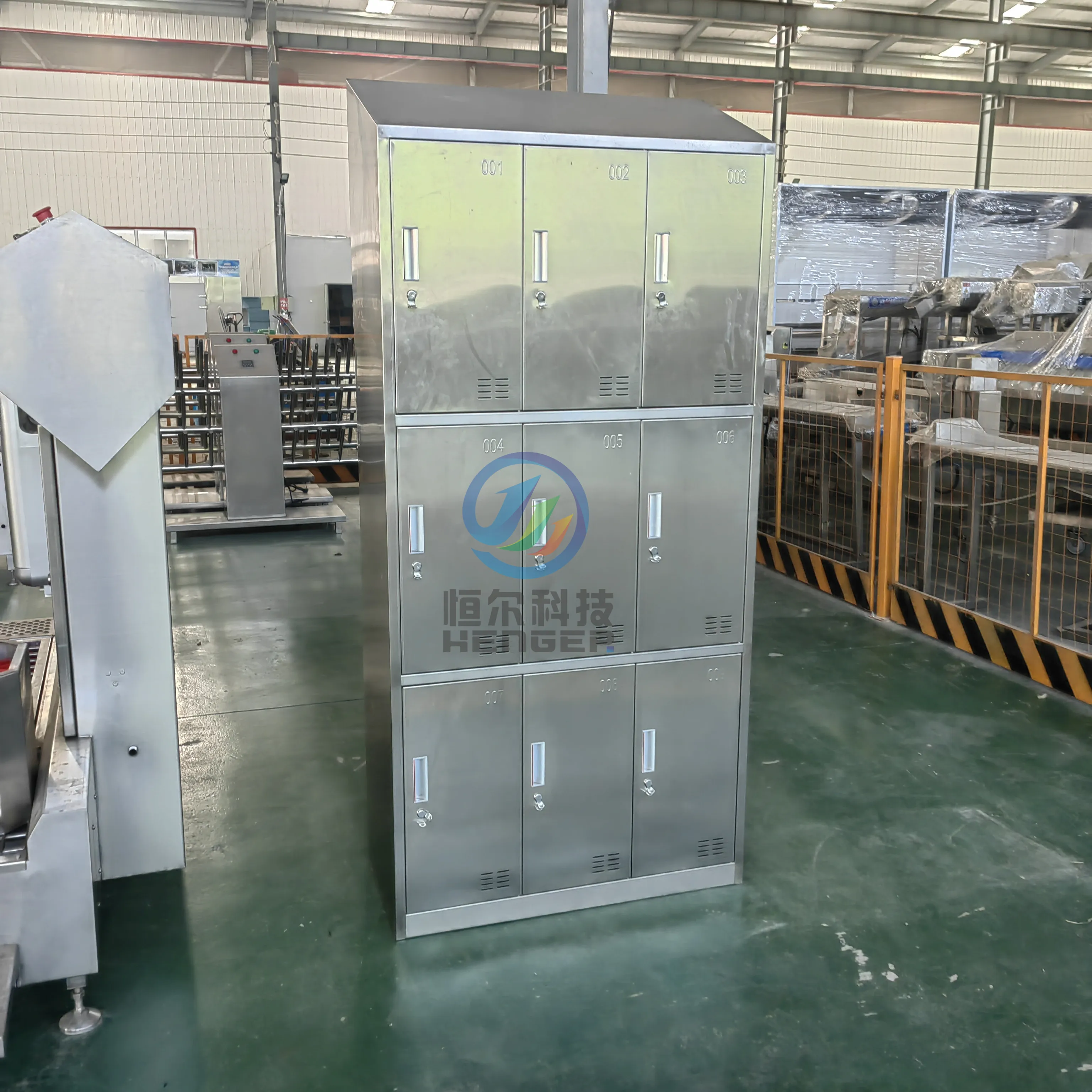 Supermarket Steel Coin Locker Stainless Steel Storage Cabinets Corrosion-resistant steel lockers