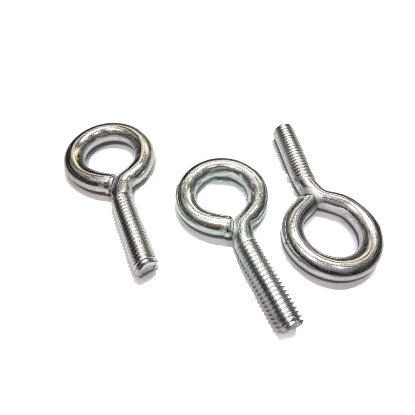 Factory Outlet 08AL-10B21 M2.5-M12 Eye Hook Head Bolt Stainless Steel,steel M2.5---M12 Zinc,plain 5mm---200mm 4.8-10.9 ISO9001
