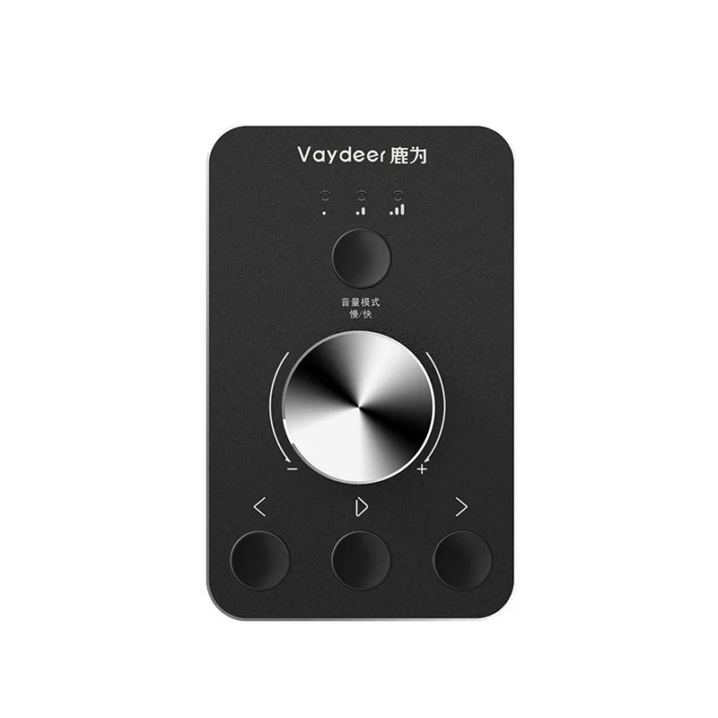 Vaydeer Computer Volume Control Knob Aluminum PC Audio Adjuster Switch USB Volume Controller for Win7/8/10/MAC