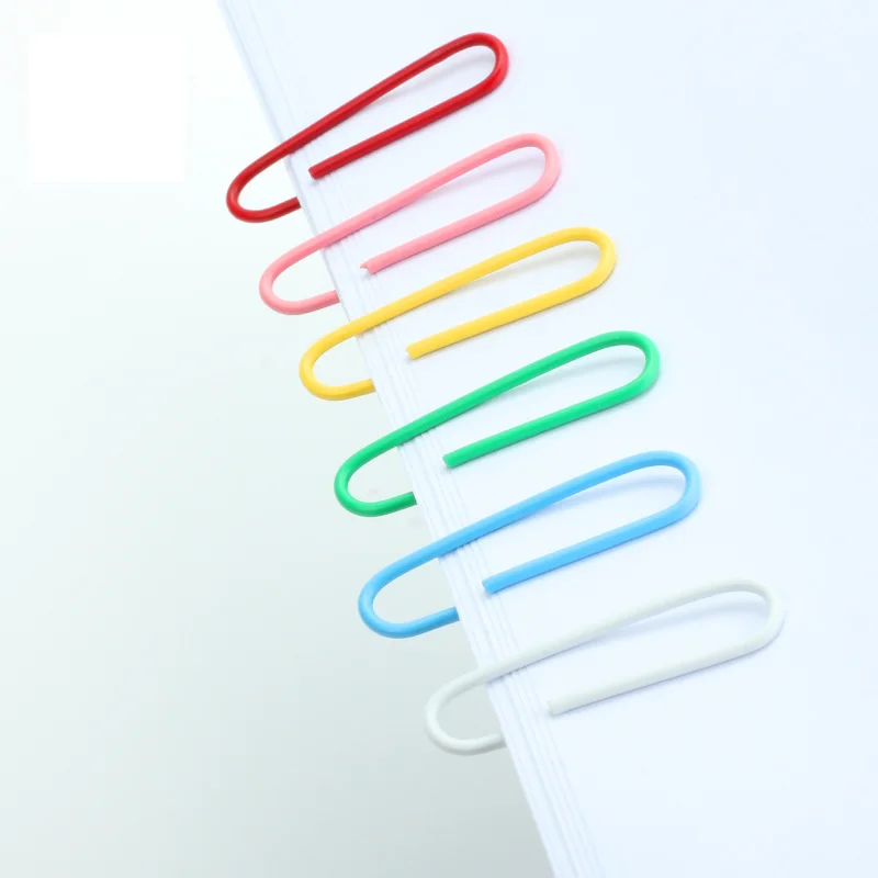 Новый дизайн, модные цветные металлические зажимы для бумаги 28 мм, закладки, винтажные милые Зажимы для бумаги