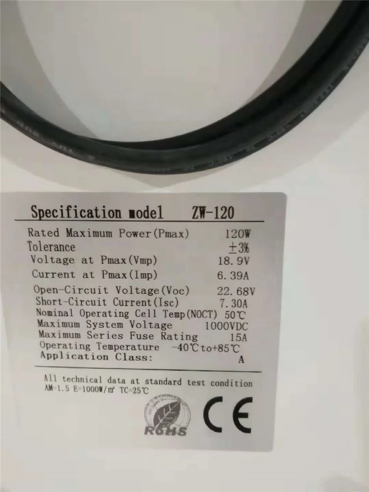  ZW-120W-18V поли кристаллическую стеклянных панели солнечных батарей 120 ватт 18V кемпинг портативная складная панель для мобильных устройств на солнечной энергии