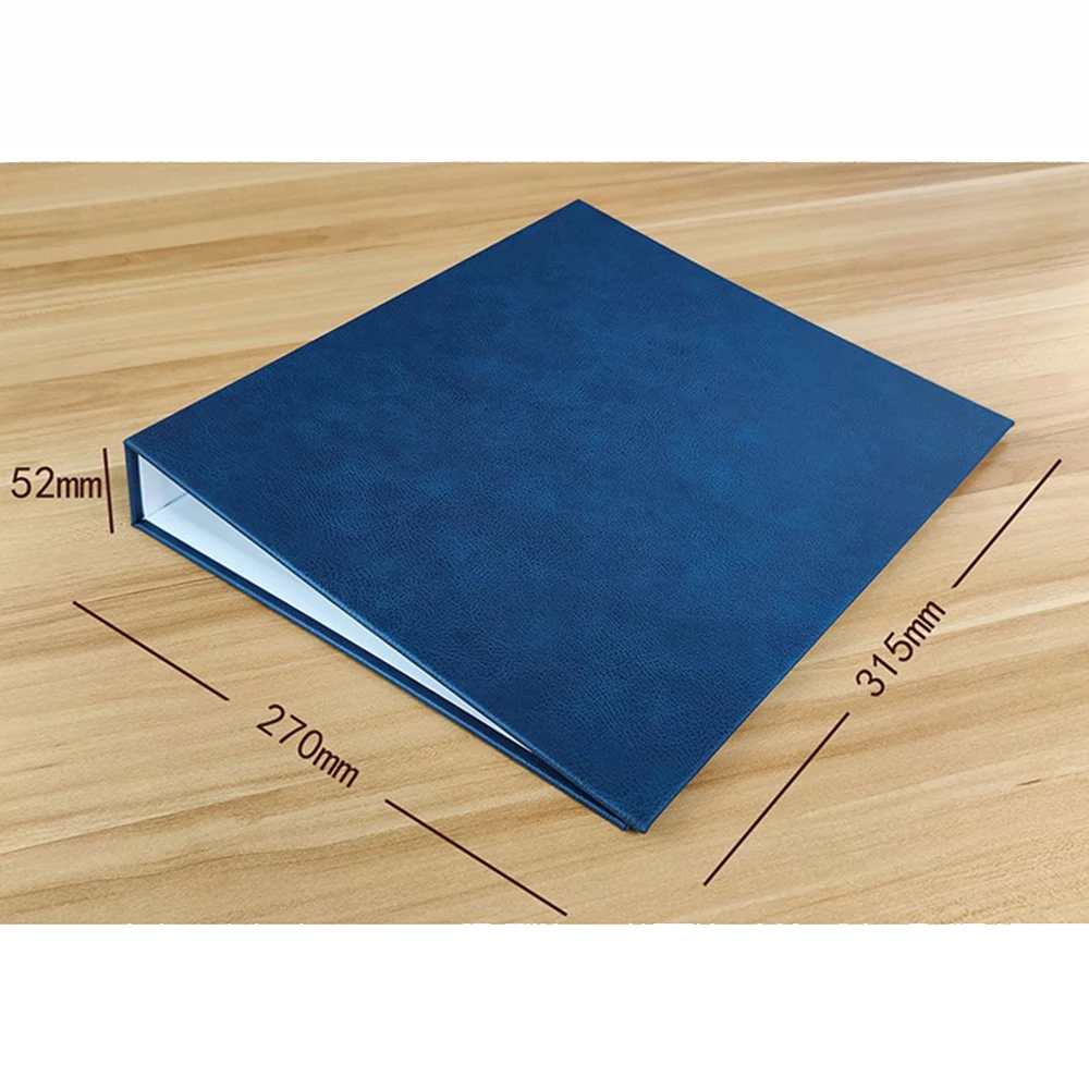 LIUSHUN Stationery PU A4 Carpeta Custom Logo Films Clips Planner Notebook 3 Ring Binder Portfolio Folder