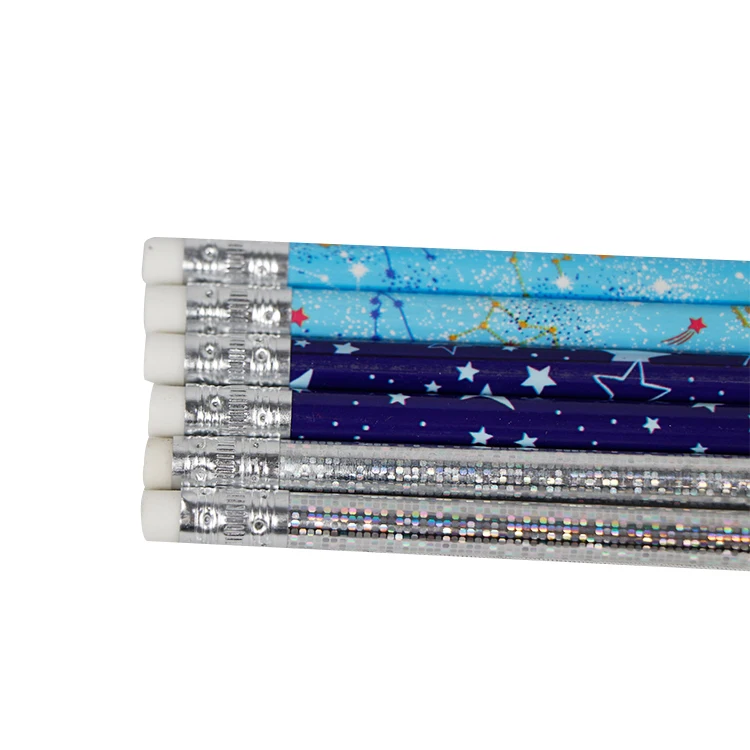 wholesale Durable Using economical Various Sketch 6 Pencils Set Standard Drawing standard pencils with eraser top