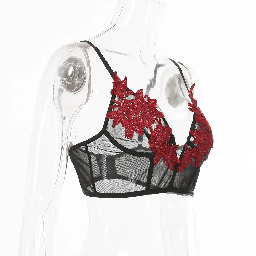 
Wholesale mature women sexy lace print seductive sexy lingerie 