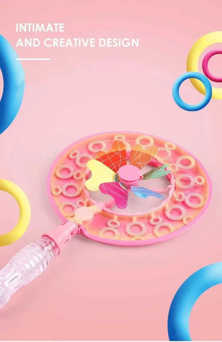 2022 Детская Новая Стильная красочная ветряная мельница, машина для пузырей, летние пляжные игрушки, палочка для мыльных пузырей